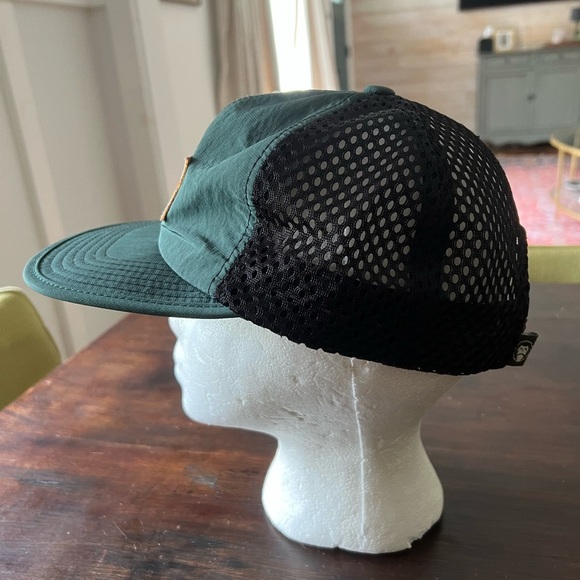 Howler Brothers Electric Stripe Tech Strapback Green Black Vented Breathable - Picture 6 of 6